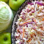 Apple Coleslaw | FoodForYourGood.com #apple_coleslaw