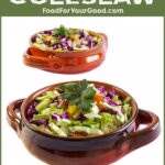 Home-Style Coleslaw | FoodForYourGood.com #coleslaw