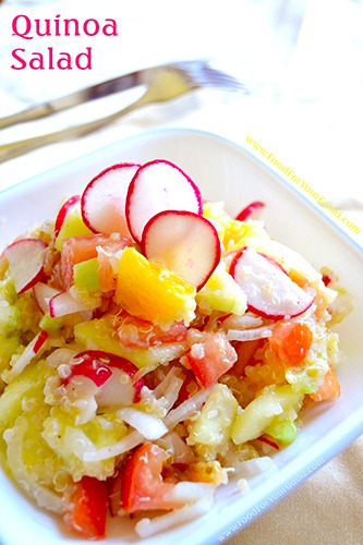 Quinoa Salad | FoodForYourGood.com #quinoa_salad