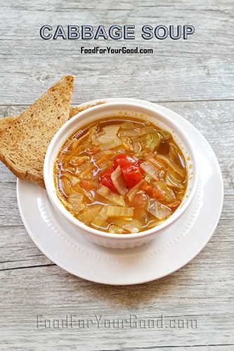 Cabbage Soup | FoodForYourGood.com #cabbage_soup