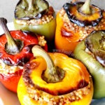Stuffed Peppers with Couscous & Ground Turkey | FoodForYourGood.com #stuffed_peppers #couscous #ground_turkey