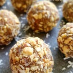 Mini Almond Coconut Date Cakes | FoodForYourGood.com #mini_date_cakes #‎only_3_ingredients‬