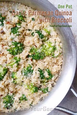 One-Pot-Garlic-Parmesan-Quinoa-with-Broccoli