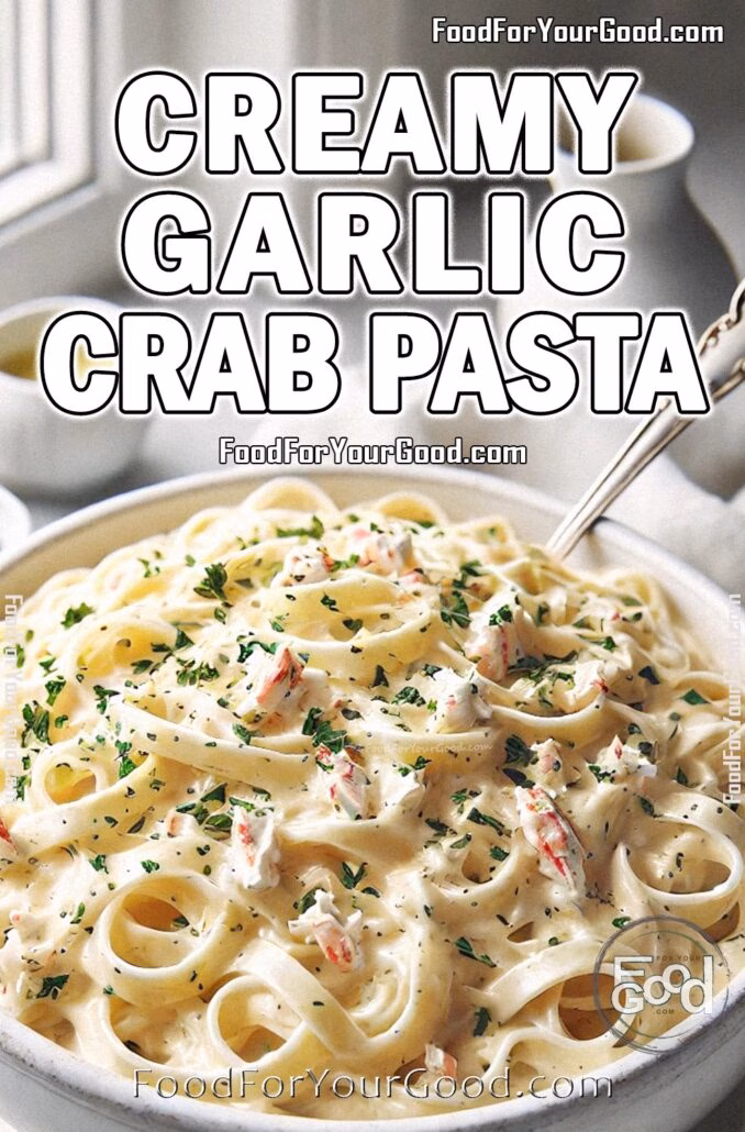 Creamy Garlic Crab Pasta_PIN