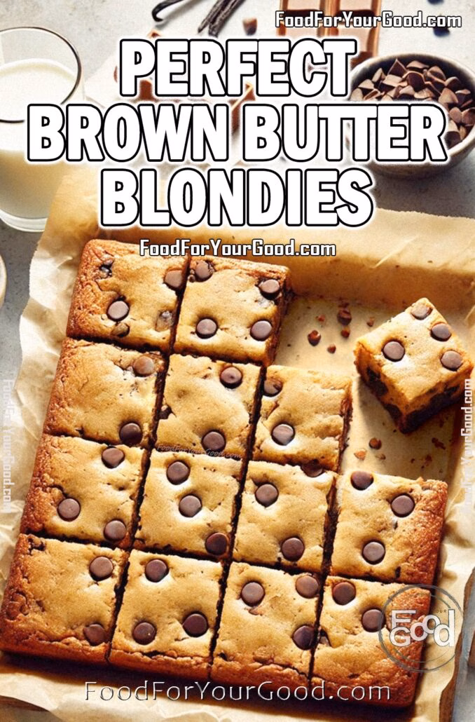 Perfect Brown Butter Blondies__PIN